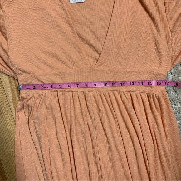 FREE PEOPLE Beach Moon Walkin’ Maxi Dress Orange - Picture 11 of 13